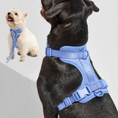 Skanto | Adjustable Dog Vest Harness with 3 Leash Clips