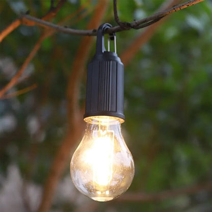 New Outdoor Camping Hanging Type-C Charging Retro Bulb Light | Karnz
