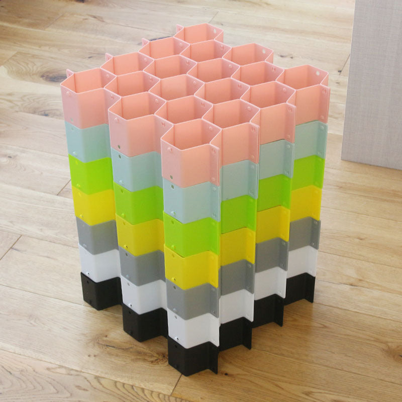 Honeycomb Drawer Divider Organization