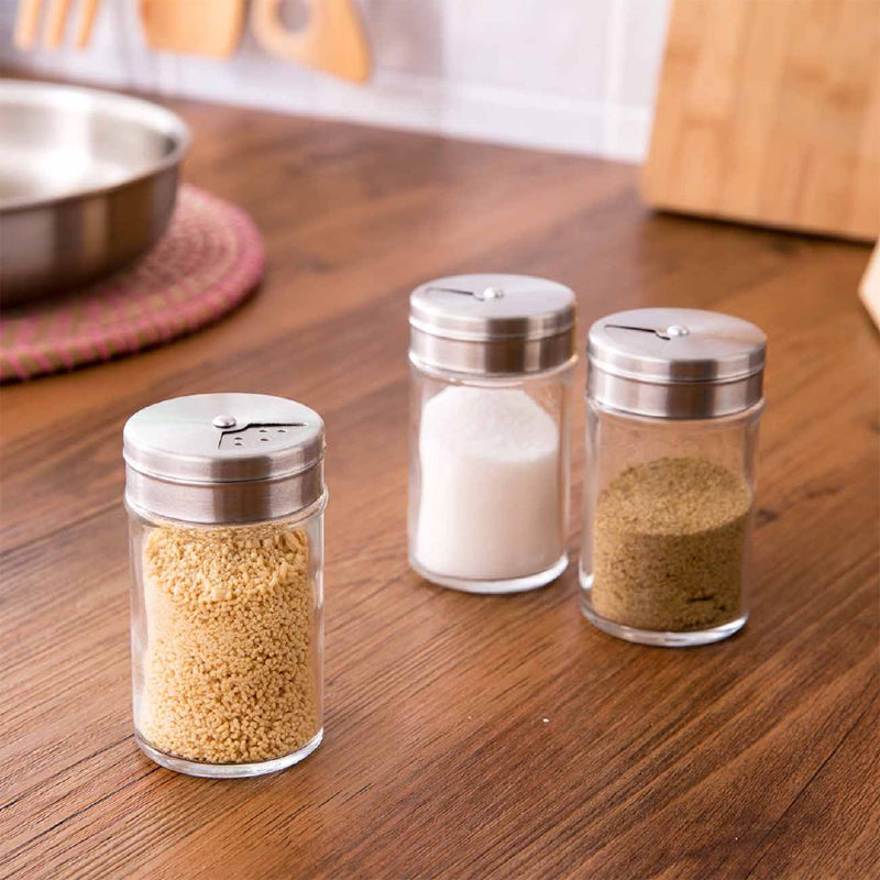 Norvo | Glass Spice Jar Set