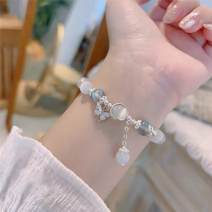 Skanto | Cat Eye Crystal Butterfly Bracelet