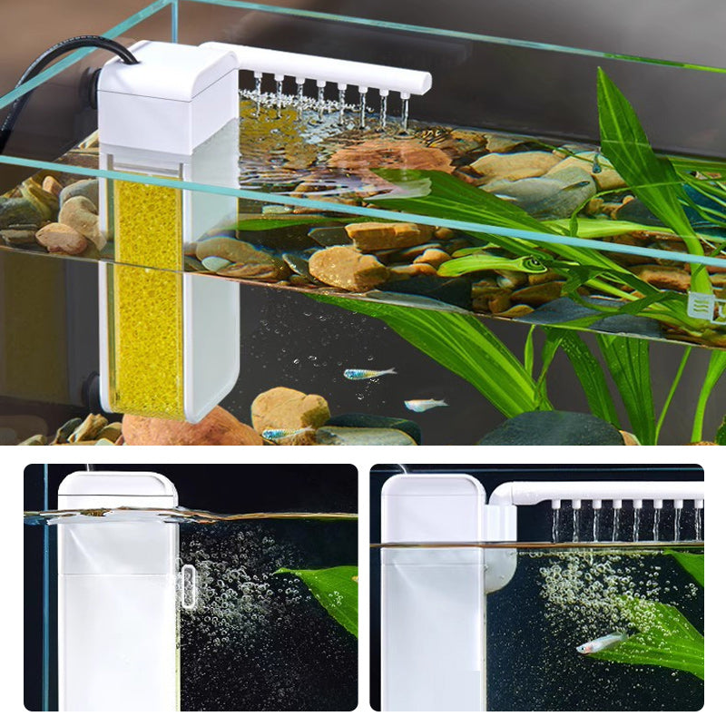 Silent Wall-Mounted Fish Tank Filter | Skanto