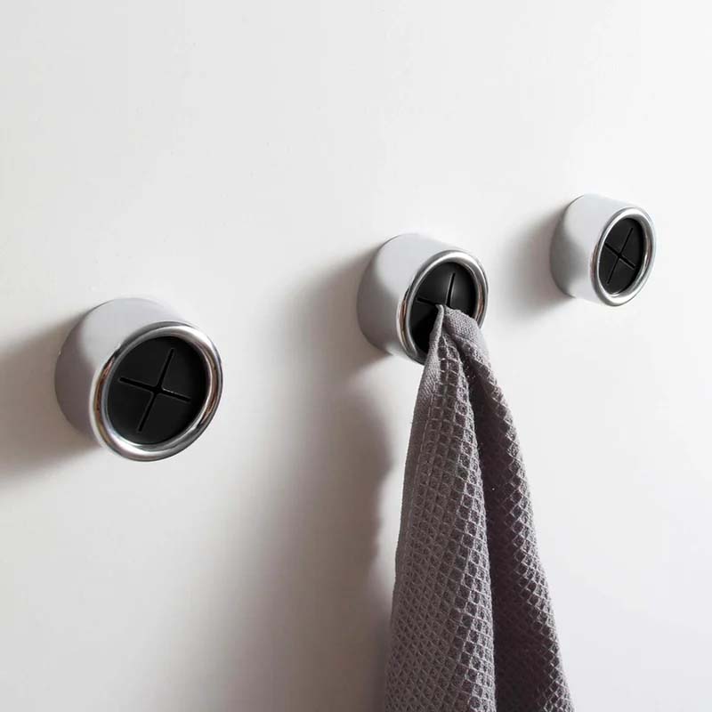 BowLift | Round self-adhesive towel hooks for the kitchen