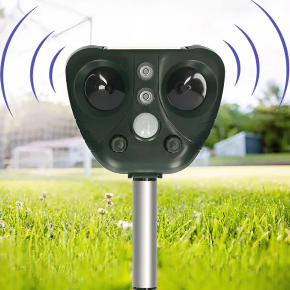 BowLift | Repeller Solar Ultrasonic Bird Repeller Outdoor Waterproof Yard