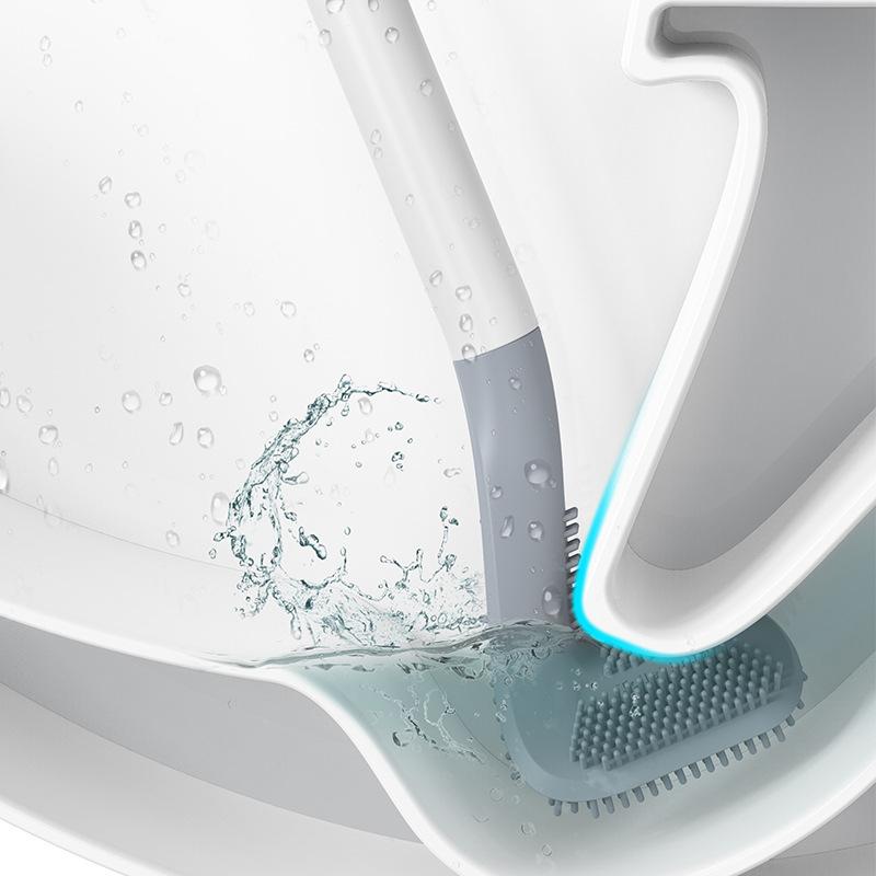 BowLift | Toilet Brush with Silicone Head and Holder