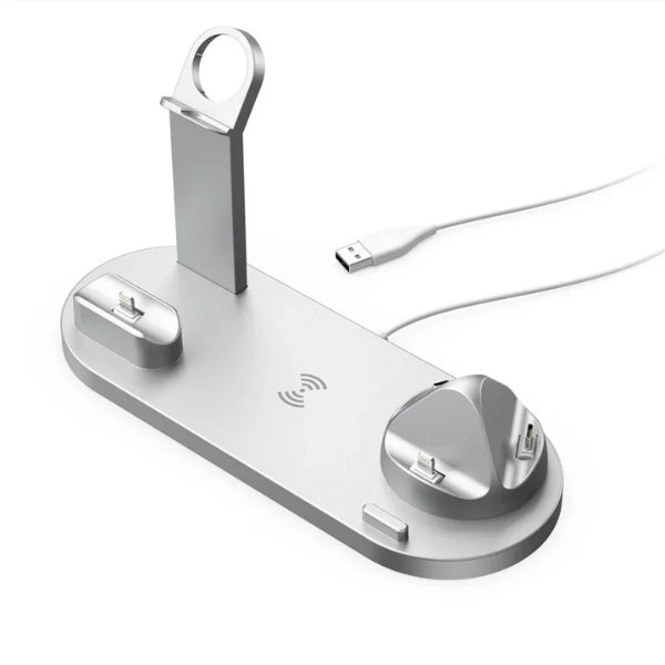 Skanto | 7-in-1 Wireless Charging Station with MagSafe & CryoBoost – Fast & Efficient Charging for iPhone, Apple Watch, and More