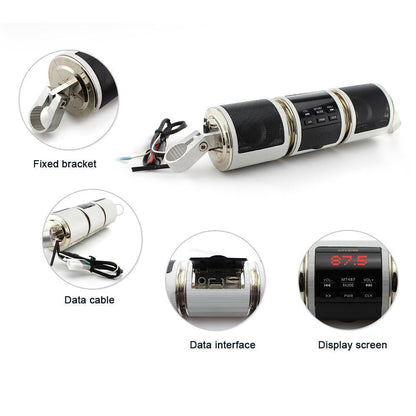 BowLift | Motorcycle Bluetooth Speaker Motorbike Handle Bar Waterproof Player