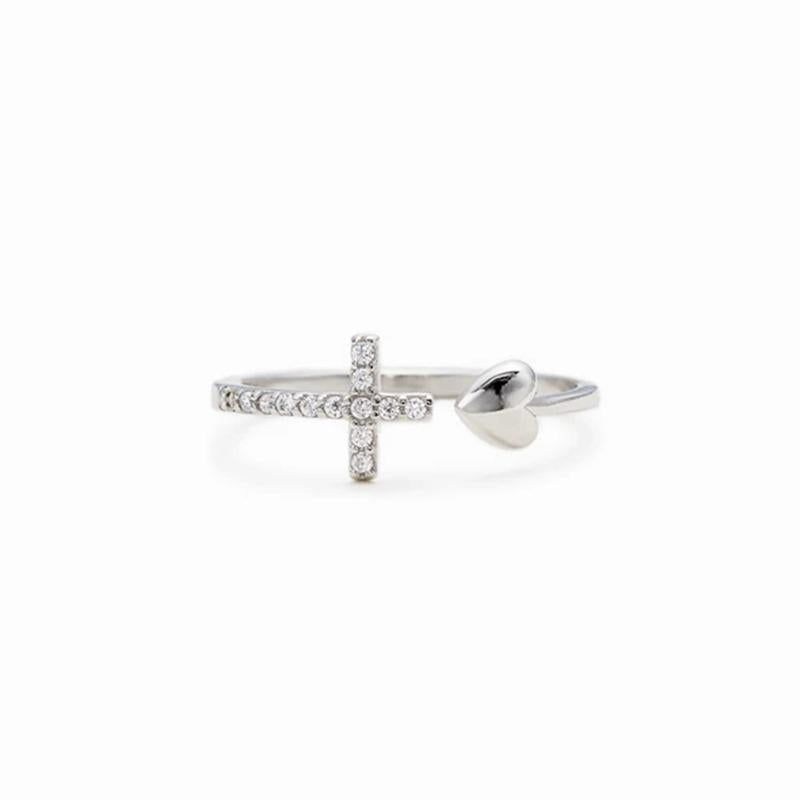 Skanto | Love S925 Sterling Silver Cross Ring
