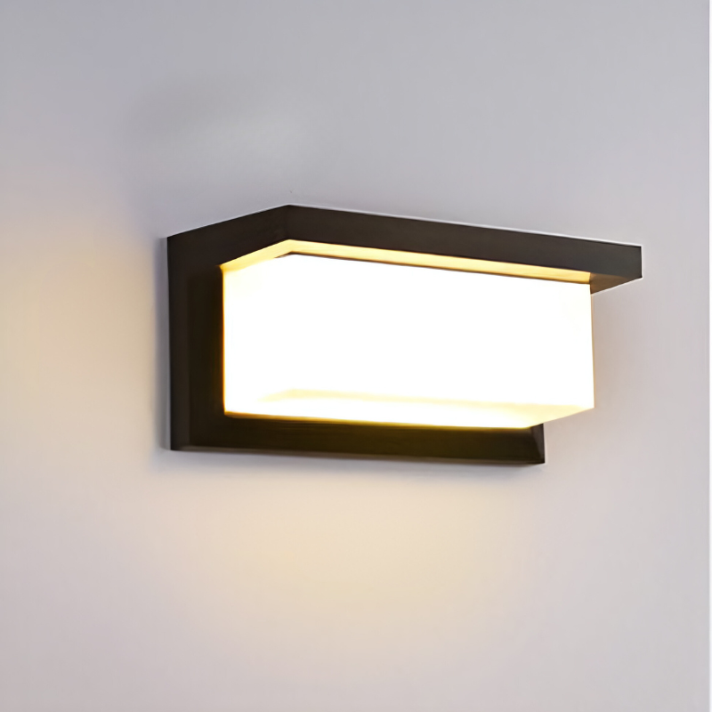 Waterproof outdoor LED wall lamp with motion sensor