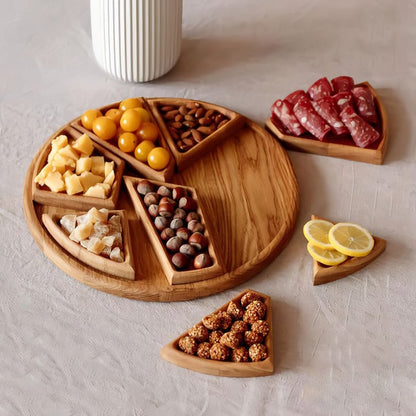 Skanto | Puzzle Board - Wood with Removable Dividers