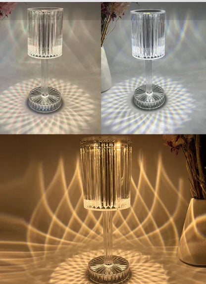 Skanto | Dimmable Crystal Table Lamp with Modern Design