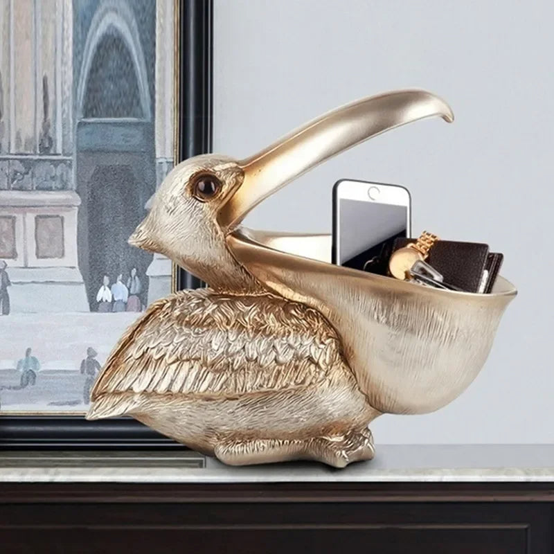 PelicanStyle Organizer – Decorative Storage Figure for Keys and Accessories | Bowlift
