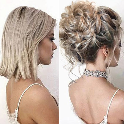 Hair bun ponytail with clip | Bowlift