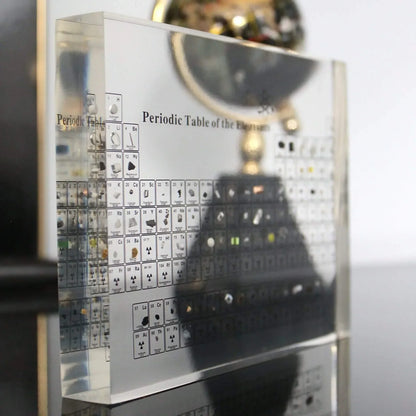 BowLift | AtomVault | Educational Periodic Table Display with Real Elements – Premium Glass Science Decor