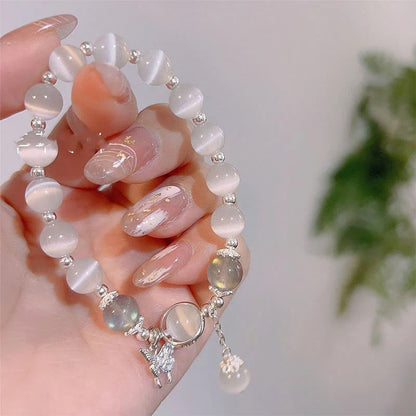 Skanto | Cat Eye Crystal Butterfly Bracelet