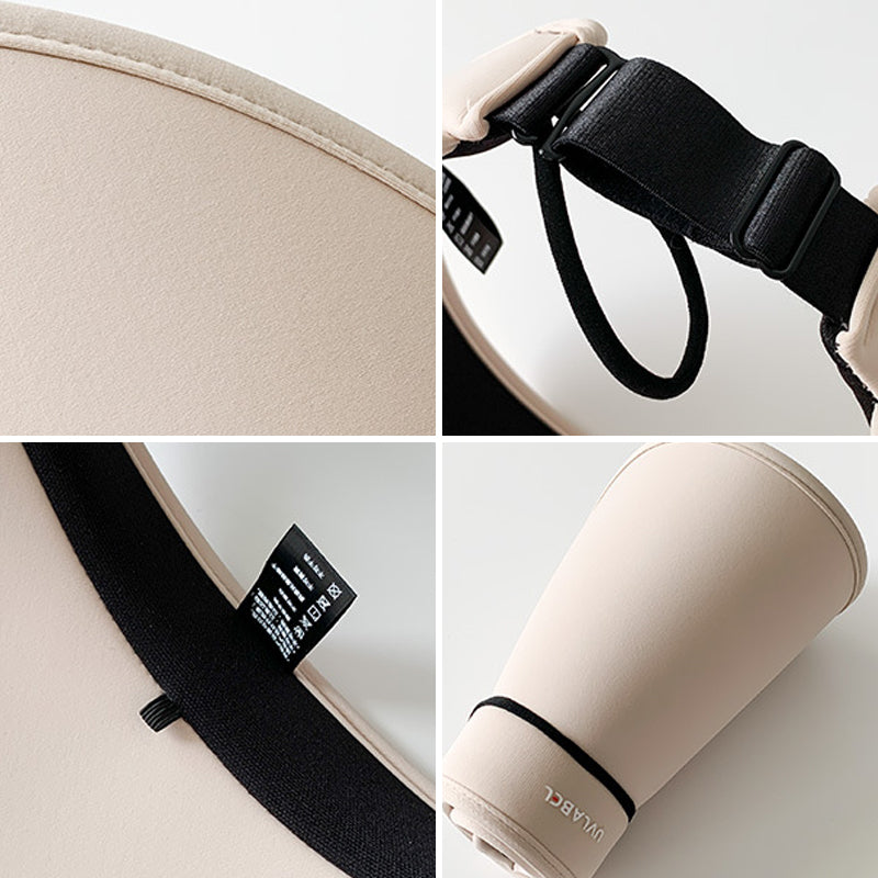 Sun hat with hollow top and UV protection