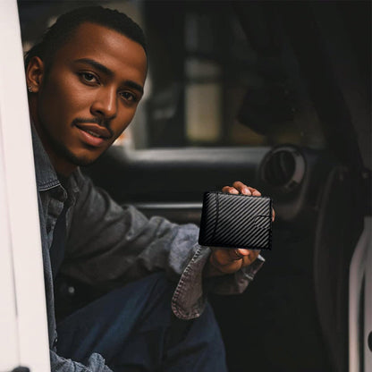 Skanto | Genuine Leather Anti-Theft Card Holder