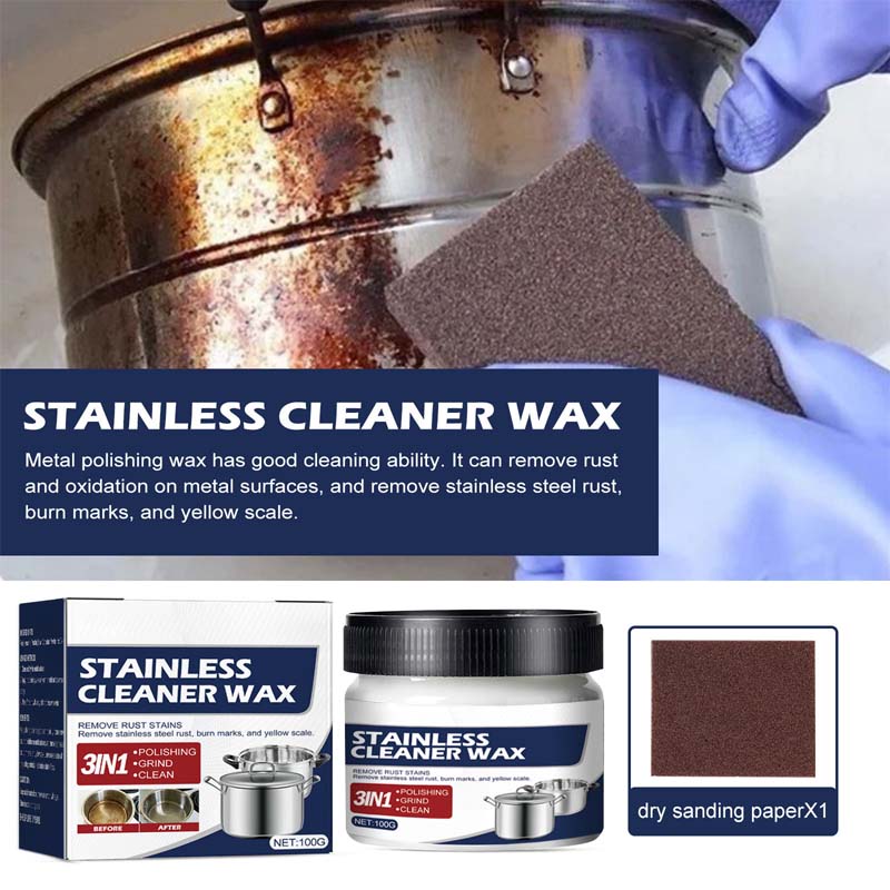 Brehn | Magic Nano Stainless Steel Cleaning Paste Wax