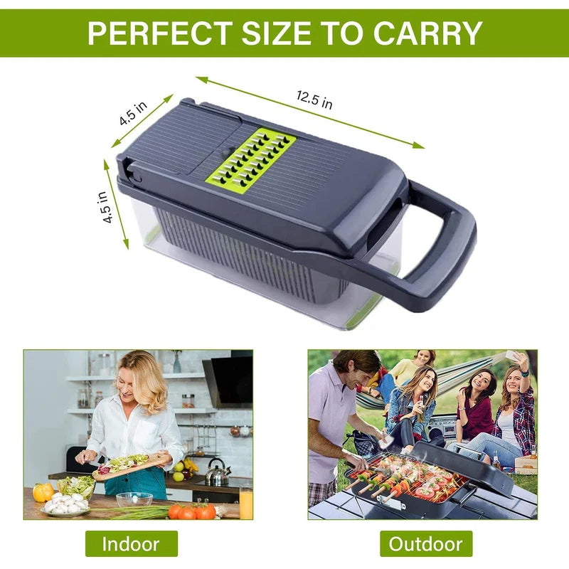 Skanto | 12-in-1 Manual Vegetable Chopper