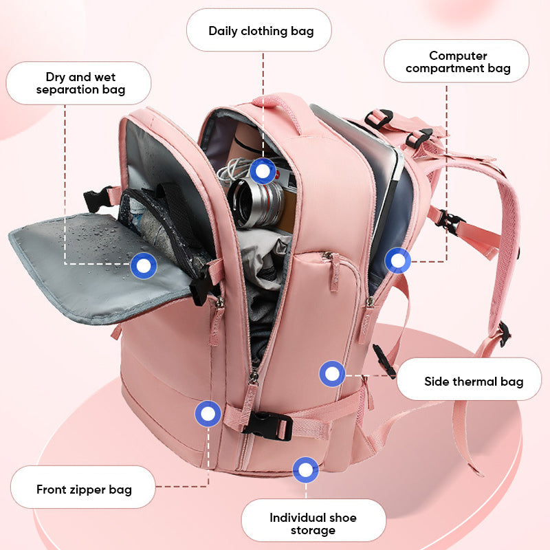 Skanto | Women's Large Waterproof Travel Backpack