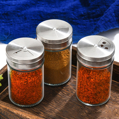 Norvo | Glass Spice Jar Set