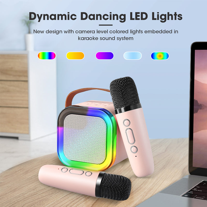 Brehn | Portable Karaoke Machine with Wireless Microphones