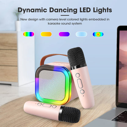 Brehn | Portable Karaoke Machine with Wireless Microphones