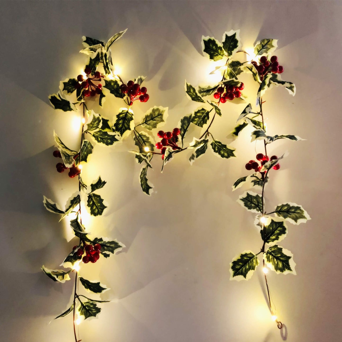 Skanto | Christmas Red Fruit Rattan Festival Window Patio Party Thanksgiving Decoration Light Chain