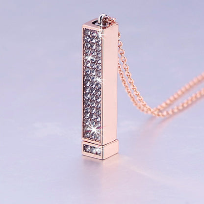 Skanto | Secret I love you message bar necklace