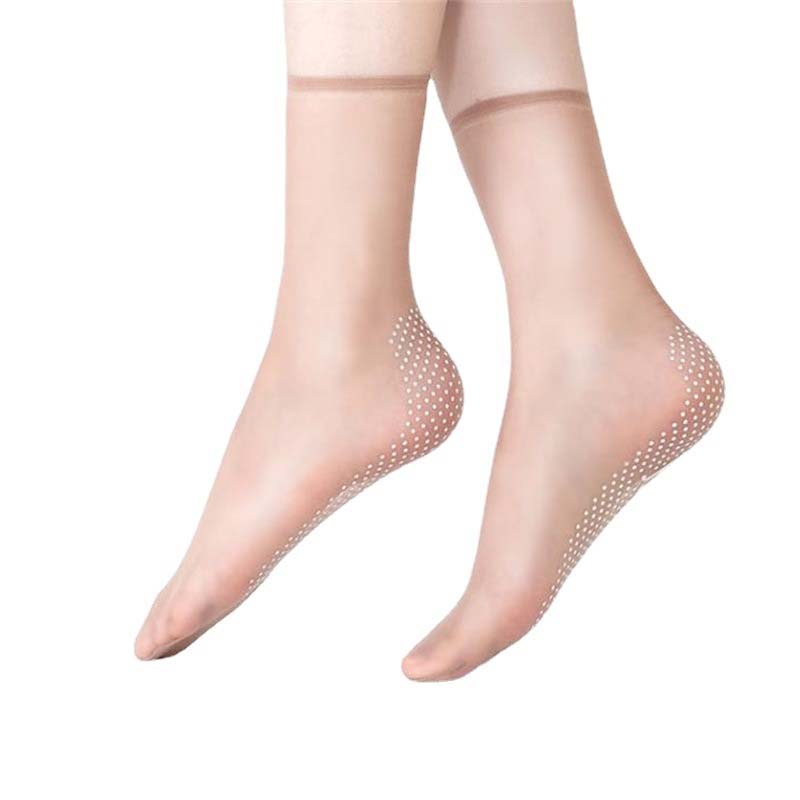 BowLift | Invisible, non-slip crystal silk socks for spring and summer