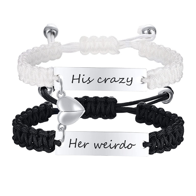 Skanto | Magnetic Couple Braided Bracelets