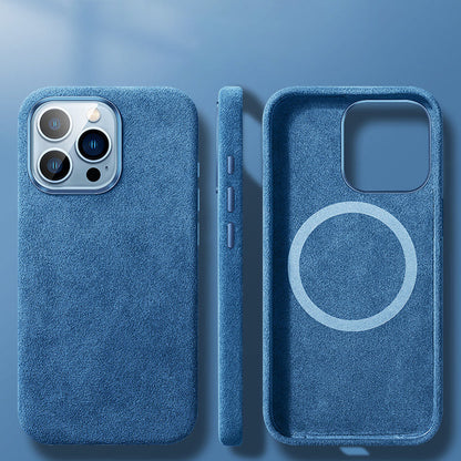 BowLift | Italian Alcantara Magnetic Case for Iphone