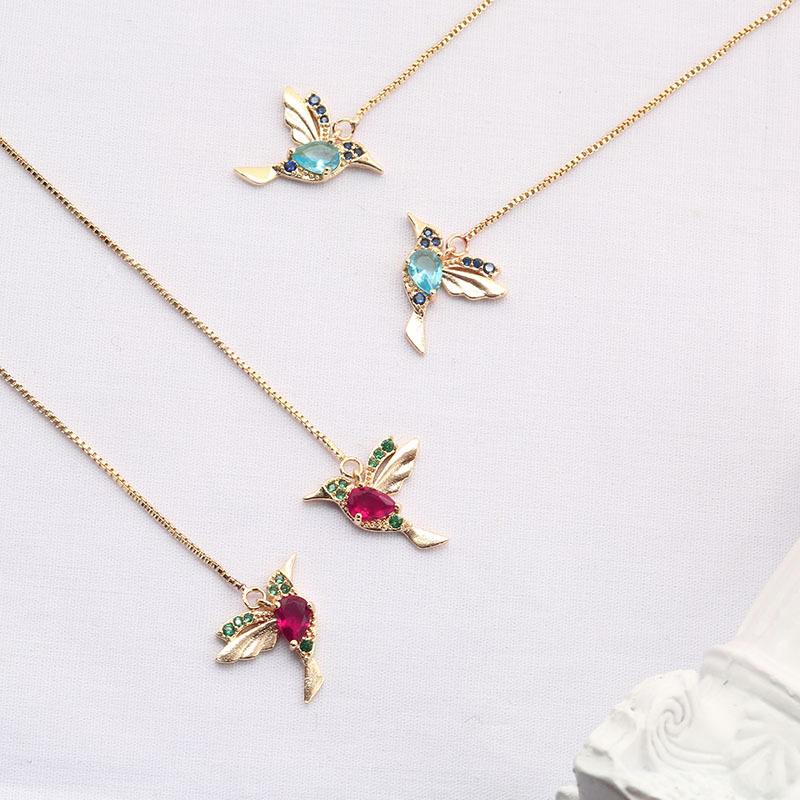 Sandsberg elegant Hummingbird Rhinestone Stud Earrings