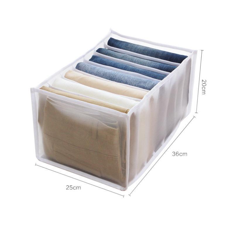 7 Grid Wardrobe Clothes Mesh Divider Organizer | Brehn