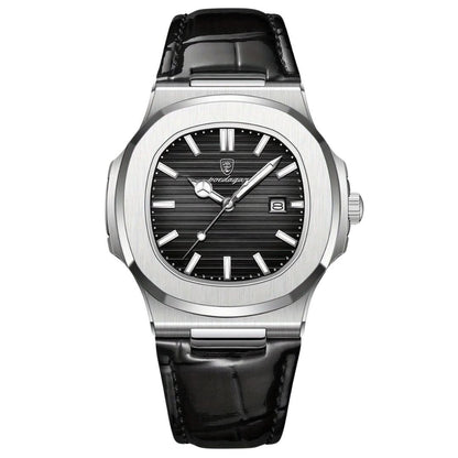 Skanto | Men's Stainless Steel Quartz Watch with Date