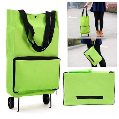 Portable foldable shopping cart | Karnz