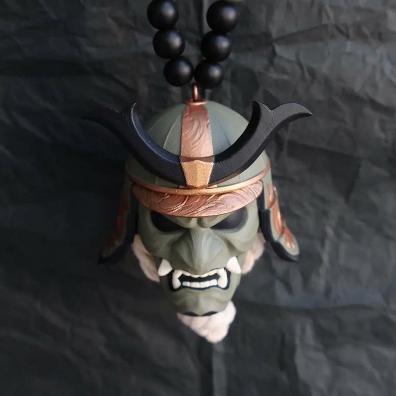 Samurai helmet car trailer