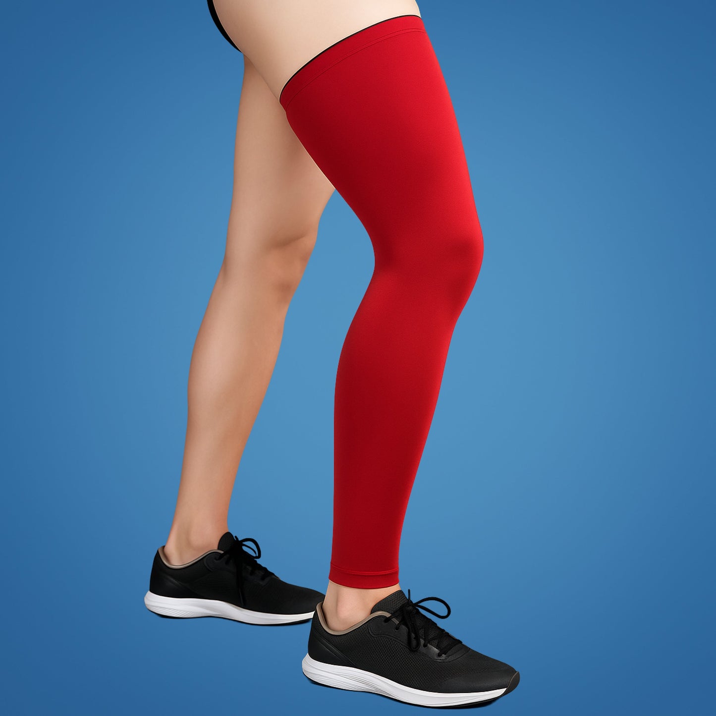 FlexiRelief | Full Leg Compression Sleeve – Knee Support – Graduated Pressure – Pain Relief – Recovery – Swelling Reduction Bowlift