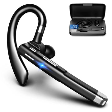 BowLift | RoadMic Pro – Wireless Bluetooth 5.1 Headset with Dual Mic & Noise Cancellation for Calls and Work