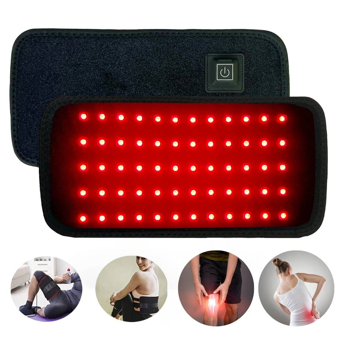 LumiRelief Red Light Therapy Belt | for Pain Relief - Inflammation Reduction - Muscle Recovery - Red Light for Skin Rejuvenation Bowlift