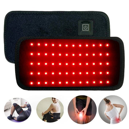 LumiRelief Red Light Therapy Belt | for Pain Relief - Inflammation Reduction - Muscle Recovery - Red Light for Skin Rejuvenation Bowlift