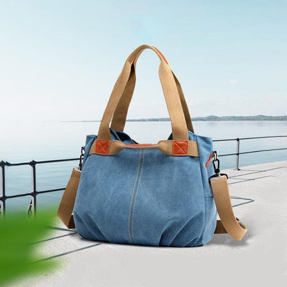 Canvas Shoulder Bag with Large Capacity | Karnz