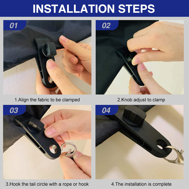 BowLift | Reusable Heavy Duty Lock Clamps Clips