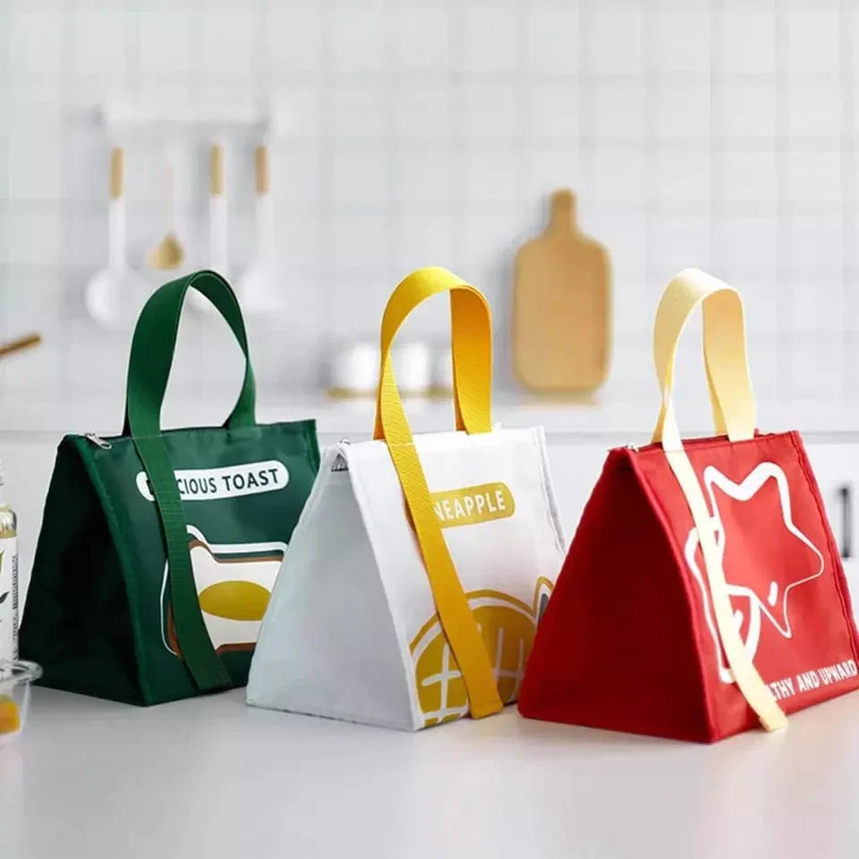 Cartoon Insulated Thermal Food Lunch Bag Bowlift
