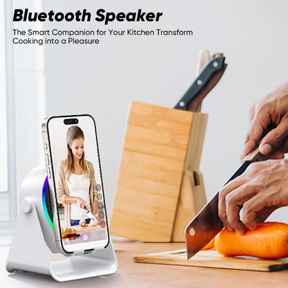 BowLift | 4-In-1 360° Rotating Bluetooth Speaker Stand