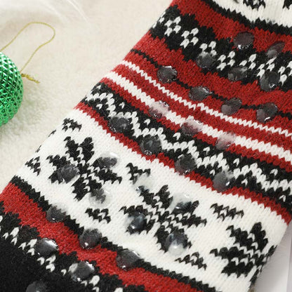 Skanto | Snowflake Ultra-Thick Cashmere Slipper House Socks