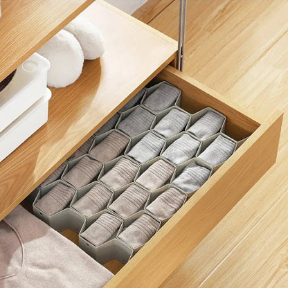 Honeycomb Drawer Divider Organization