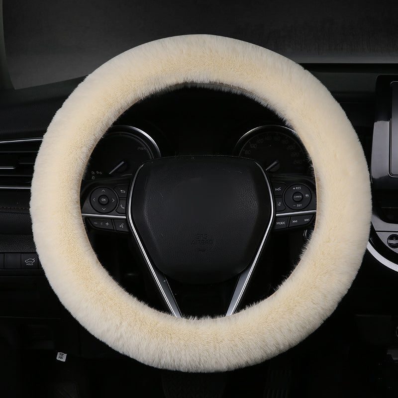 Skanto | Universal Plush Steering Wheel Cover