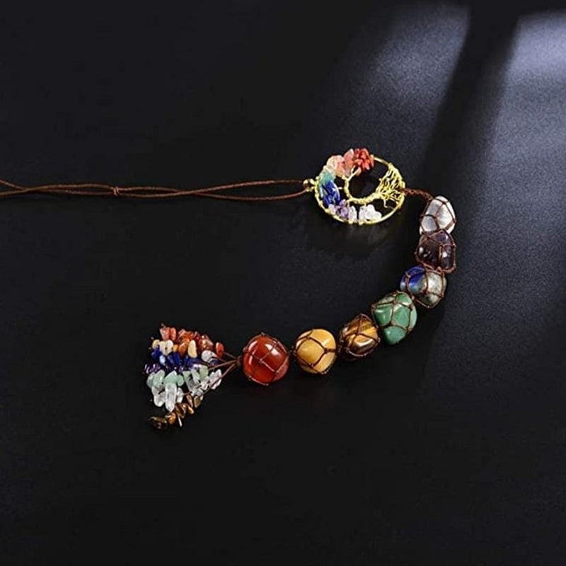 Skanto | 7 Chakra Healing Crystal Tree of Life Decoration