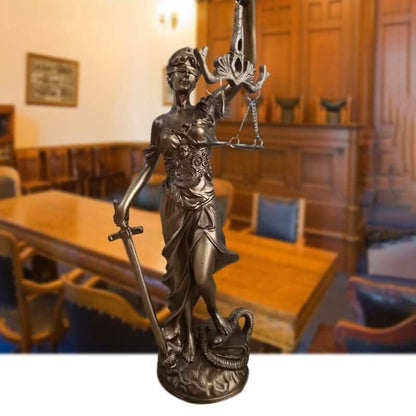 Goddess of Justice Statue Decoration | Karnz